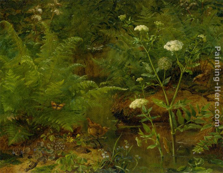 Olaf August Hermansen Forest Scene